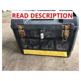 Toolbox with latches see photos