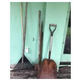 Lot of yard tools