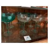 Lot of Margarita Glasses