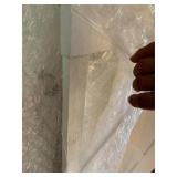 56 Inch White Wood Mirror