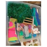 Tote full of Easter Decorations