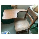 Antique School Desk- NO Gum Underneath Desk