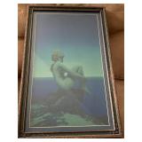 13.5x21.5 RARE FIND Maxfield Parrish 1927 Stars