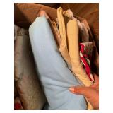 Box of Miscellaneous Fabrics
