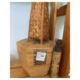 Woven Basket, Incomplete Saki Ser & Other Bamboo I