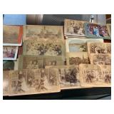 Large Lot of Antique 1880 -1940 3D StereoView Card