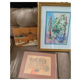 Lot of 3 Vintage Wall Prints