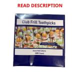 CASE OF 5,000 Club Frill Toothpicks