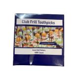 CASE OF 10,000 Club Frill Toothpicks
