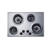 29.38 in. Summit Coil Top Electric Cooktop in Stai