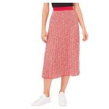 Women Vince Camuto Pink/Ivory Maxi Skirt Size Medi