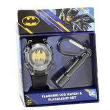 Kids Batman(tm) LCD Watch with Flashlight Set - BA