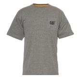 Logo Men's Medium Dark Heather Grey Cotton Short S