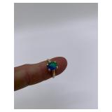 Beautiful 14K Gold Ring w/Blue Stone