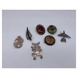 Lot of Antique Brooches