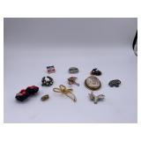 Lot of Unique Brooches