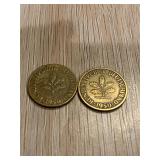 1950s Deutschland Coins