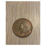 1944 British Half Penny