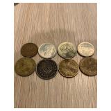 Lot of Vintage Coins & Tokens