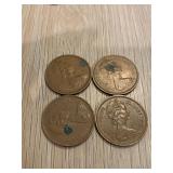 Lot of 4 1970s Queen Elizabeth New Pence 2