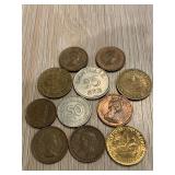 Vintage lot of various coins SEE IMAGES