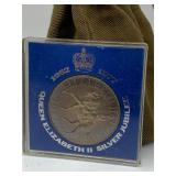 1977 Queen Elizabeth Silver Coin