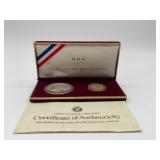 1988 USA Olympic Silver & Gold Coins