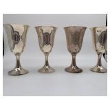 4- Boardman Sterling Goblets - Need Cleaning