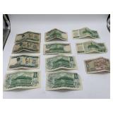 Lot of Canadian & Vietnam Currency