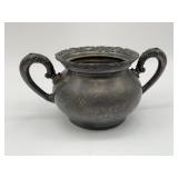 Antique Van Bergh Silver Plate Co. Sugar Bowl