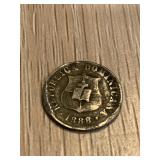 Dominica Republic 1888 Coin