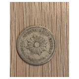 Republic Oriental five cent 1909