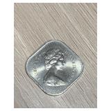 Bahama Island 1966 Square Coin