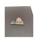 Sterling NYC Skyline Brooch