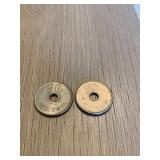 2 Asian Coins