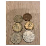 Lot of Vintage Coins Various Years