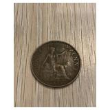 British 1934 Half Penny