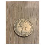 British 1966 Two Shillings Coin