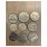 Lot of Various Canadian Coins