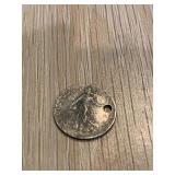 1918 French Fifty Cent Silver Coin
