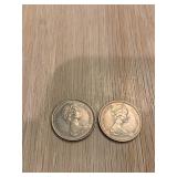 1968 & 1970 Queen Elizabeth New Pence