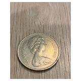 1969 Queen Elizabeth, new pence