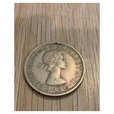 1962 Queen Elizabeth two shilling