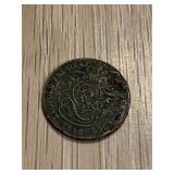 1846 Belgian 2 Cent King Leopold