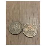 1959 & 1961 Deutsche Mark