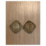 1936 & 1941 India Coins