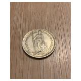 1943 Helvetia Coin