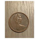 1971 Queen Elizabeth 2 Pence