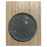 5 Ore Danmark Coin