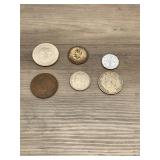 Lot of Miscellaneous 1940s Coins